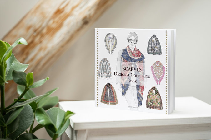 NEW: Scarves Coloring Book